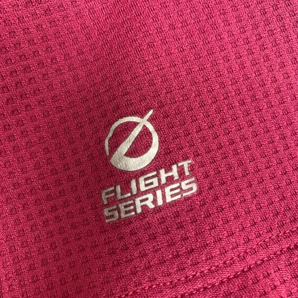 The North Face Short Sleeve Top Womens M Pink AG9J Flight Series Quarter Zip - Picture 2 of 12